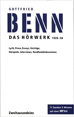 9783861506508: Das Hrwerk 1928-1956 - Benn, Gottfried