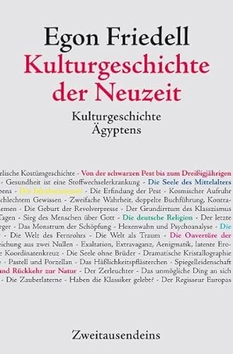 9783861508939: Kulturgeschichte der Neuzeit. Kulturgeschichte gyptens.