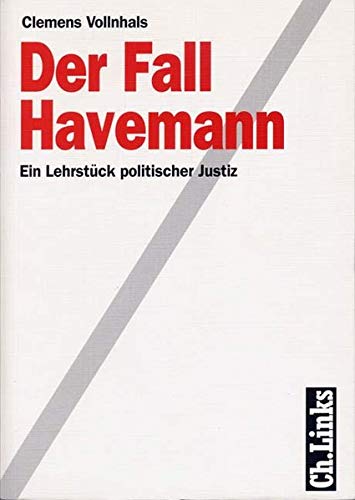Stock image for Der Fall Havemann. Ein Lehrstck politischer Justiz for sale by medimops