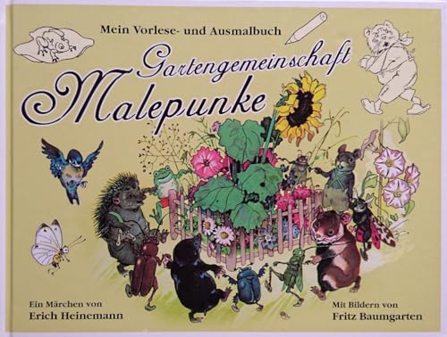 Stock image for Gartengemeinschaft Malepunke - Mein Vorlese- und Ausmalbuch for sale by medimops