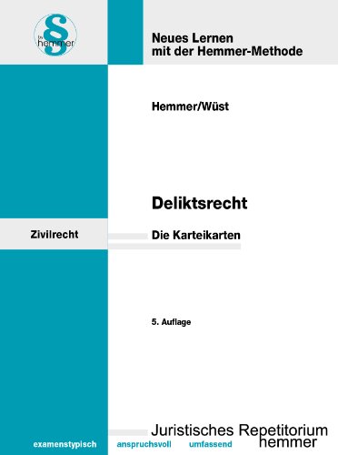 Beispielbild fr Deliktsrecht. 150 Karteikarten: Zivilrecht zum Verkauf von medimops