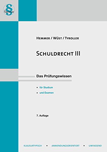 Beispielbild fr Skript Schuldrecht III: Besondere Vertragstypen zum Verkauf von medimops