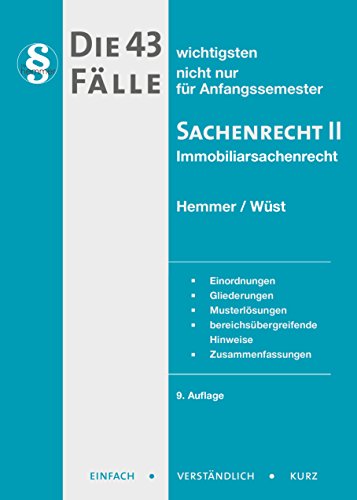 Beispielbild fr 43 Flle - Sachenrecht II (Skript Zivilrecht) zum Verkauf von medimops