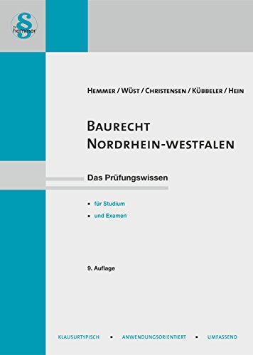 Beispielbild fr Baurecht Nordrhein-Westfalen (Skripten - ffentliches Recht) zum Verkauf von medimops