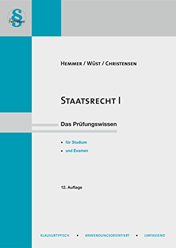 Stock image for Staatsrecht I : Das Prfungswissen fr Studium und Examen for sale by Buchpark