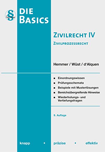 9783861936053: Basic Zivilrecht IV - Zivilprozessrecht (Skripten - Zivilrecht)