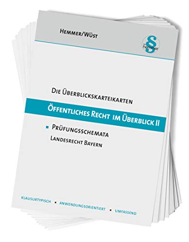 Beispielbild fr ffentliches Recht im berblick 2. Landesrecht Bayern. Karteikarten: Baurecht - Kommunalrecht - Polizeirecht (Karteikarten - ffentliches Recht) zum Verkauf von medimops