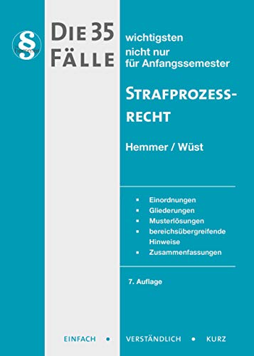 Beispielbild fr Die 35 wichtigsten Flle Strafprozessrecht (StPO) (Skripten - Strafrecht) zum Verkauf von medimops