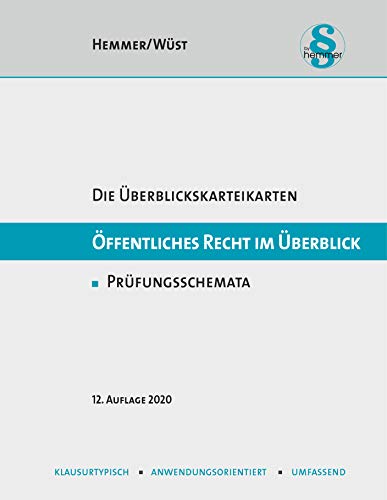 Öffentliches Recht im Überblick. 92 Karteikarten - Hemmer, Karl E./ Wüst, Achim