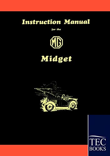 Stock image for Instruction Manual for the MG Midget for sale by Chiron Media