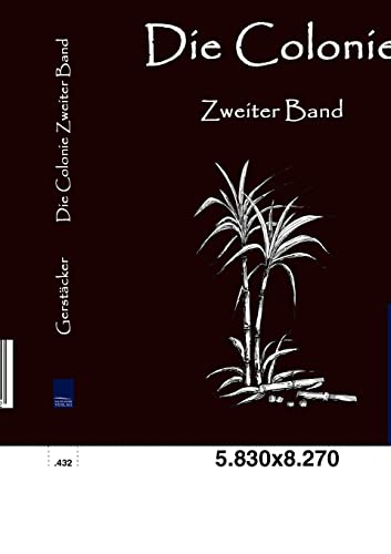 9783861953272: Die Colonie: Zweiter Band