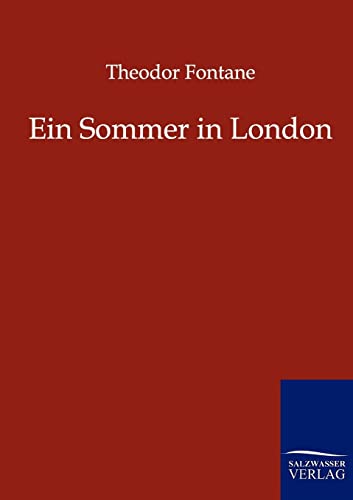 Stock image for Ein Sommer in London for sale by Chiron Media