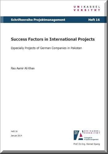 9783862195329: Success Factors in International Projects: Especially Projects of German Companies in Pakistan