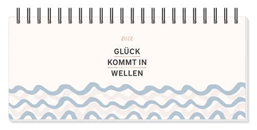 9783862298464: Premium-Wochenplaner 2022 "Glck kommt in Wellen"