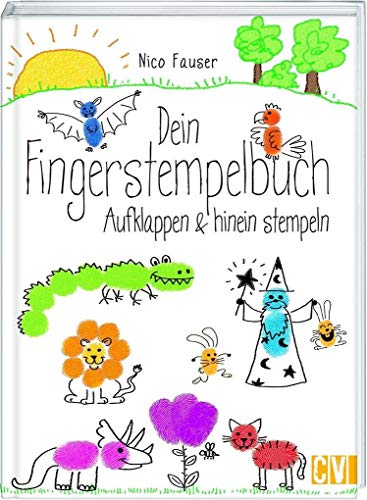 Imagen de archivo de Dein Fingerstempelbuch: Aufklappen & hinein stempeln a la venta por medimops