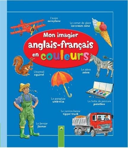 Stock image for Mon imagier anglais franais en couleurs for sale by Ammareal