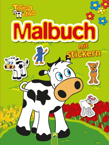 Malbuch Ausmalbuch Malheft mit Stickerbogen Weihnachten Micky und Freunde 15319 