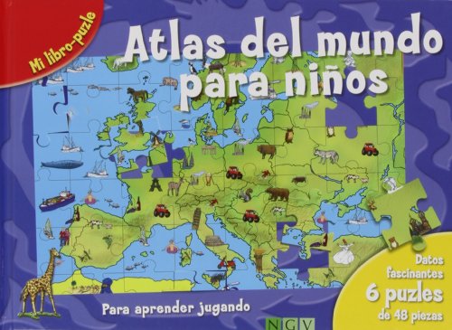 Imagen de archivo de Mi libro-puzle: Atlas del mundo para nios a la venta por Tik Books GO