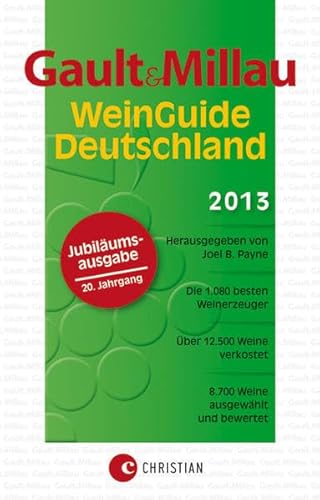 9783862442041: WeinGuide Deutschland 2013. Jubilumsausgabe