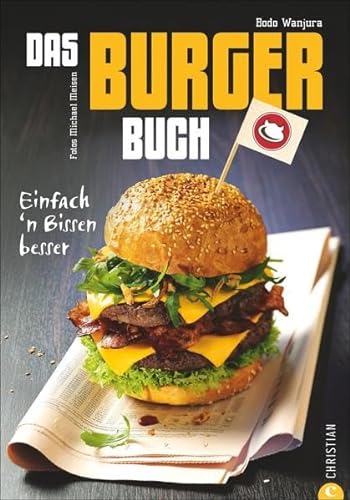 Beispielbild fr Burger Kochbuch mit Pepp! Unsere Burger sind: Einfach 'n Bissen besser! Einmal um die Welt bieten wir neben den klassischen Hamburger Rezepten auch vegetarische und vegane Burger. zum Verkauf von medimops