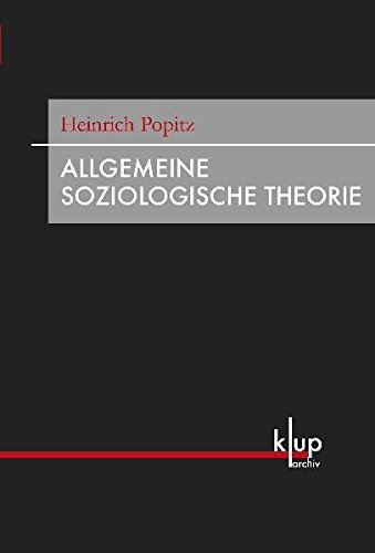 Imagen de archivo de Allgemeine Soziologische Theorie a la venta por medimops