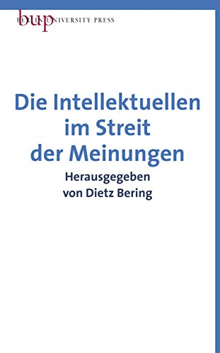 Imagen de archivo de Die Intellektuellen im Streit der Meinungen a la venta por medimops