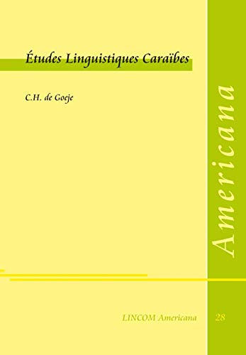 Stock image for tudes Linguistiques Carabes for sale by A Book By Its Cover