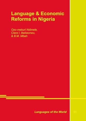 9783862886609: Language & Economic Reforms in Nigeria