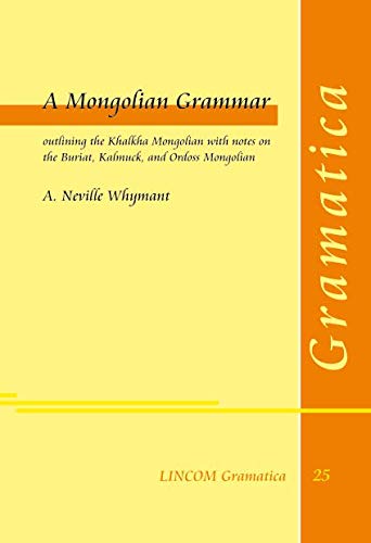 9783862900657: A Mongolian Grammar