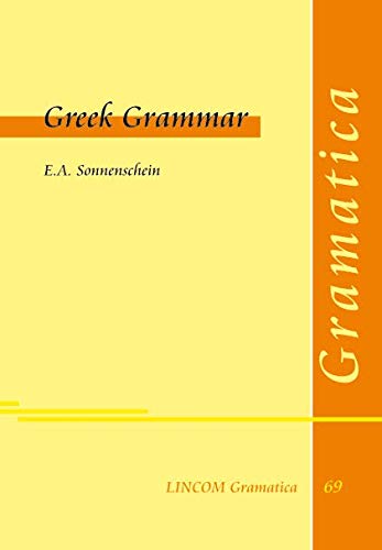 9783862900770: Greek Grammar