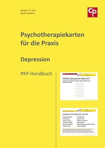 9783862940097: Psychotherapiekarten fr die Praxis Depression: PKP Handbuch Depression (CIP-Medien)