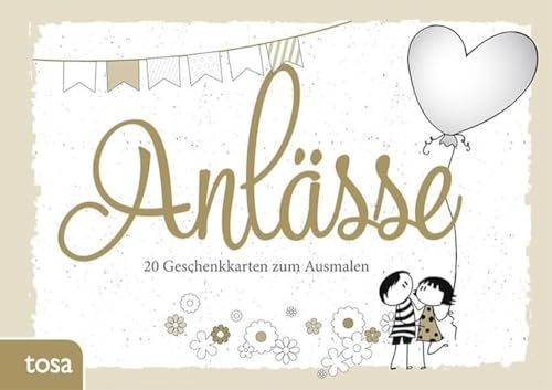 Beispielbild fr Geschenkkarten zum Ausmalen - Anlsse -Language: german zum Verkauf von GreatBookPrices