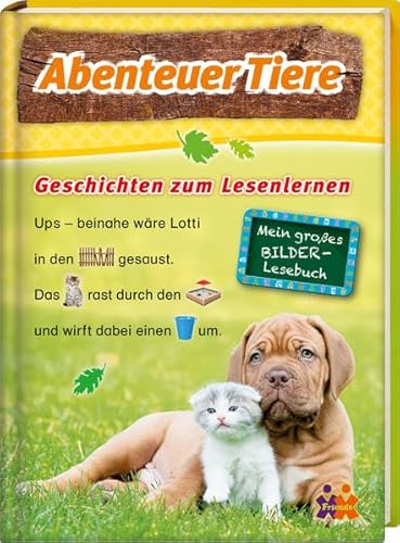 Beispielbild fr Abenteuer Tiere. Tierische Geschichten zum Lesenlernen (Mein groes Bilder-Lesebuch) zum Verkauf von medimops