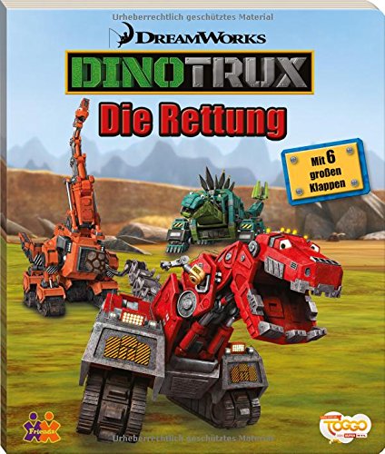 Beispielbild fr Dinotrux - Die Rettung - Extra: mit 6 groen Klappen zum Verkauf von medimops