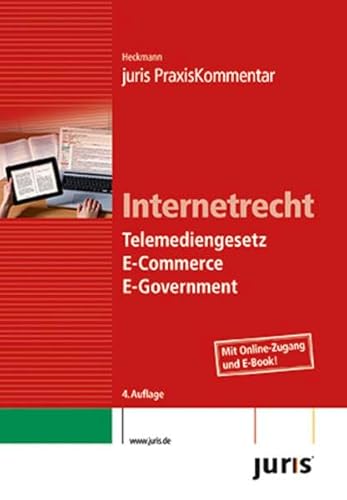 Stock image for juris PraxisKommentar Internetrecht: Telemediengesetz, E-Commerce , E-Government for sale by medimops