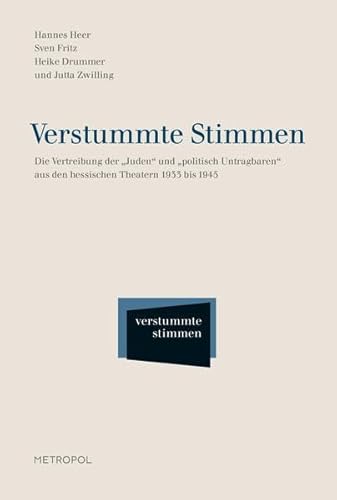 9783863310134: Heer; H: Verstummte Stimmen