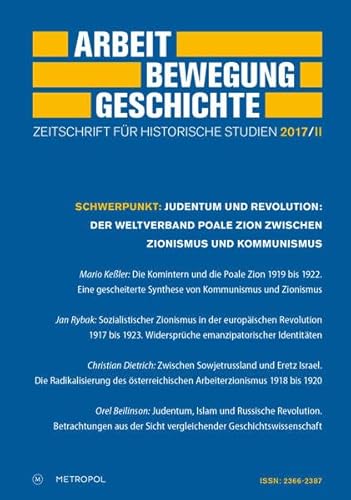 Stock image for Arbeit - Bewegung - Geschichte: Zeitschrift fr historische Studien 2017/II for sale by medimops