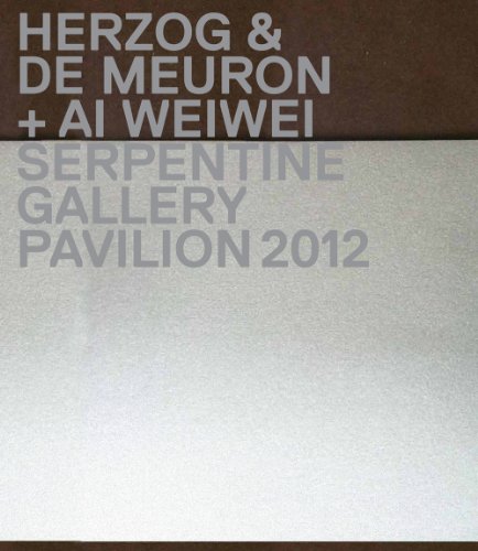 Beispielbild fr Herzog & de Meuron / Ai Weiwei: Serpentine Gallery Pavilion 2012 (English) zum Verkauf von Antiquariat UEBUE