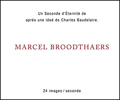 Beispielbild fr une seconde d'eternite d'apres une idee de Charles daudelaire: Flipbook zum Verkauf von Revaluation Books