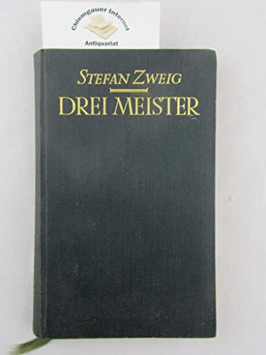 Imagen de archivo de Drei Meister: Balzac, Dickens, Dostojewski a la venta por medimops