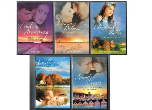 Stock image for 5 Liebesromane, Cora Verlag, Wolken ber der Wste, Geheimnis einer Sommernacht, Die Geerbte Braut, Im Schatten einer Affre, Beim zweiten Mann ist alles anders for sale by medimops