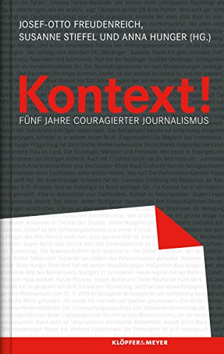 Stock image for Kontext! - Fnf Jahre couragierter Journalismus for sale by Versandantiquariat Jena