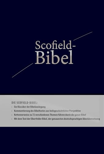 9783863532000: Scofield Bibel mit Elberfelder 2006 - Kunstleder