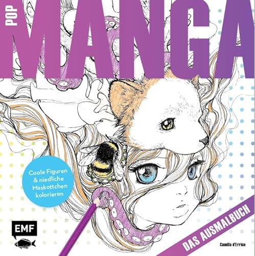 Imagen de archivo de Pop Manga - Das Ausmalbuch: Coole Figuren & niedliche Maskottchen kolorieren a la venta por medimops