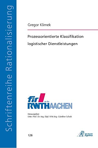 Beispielbild fr Prozessorientierte Klassifikation logistischer Dienstleistungen zum Verkauf von medimops