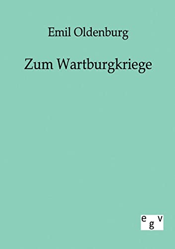 Stock image for Zum Wartburgkriege for sale by Chiron Media