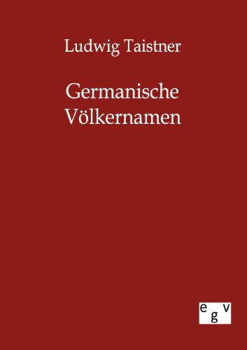 9783863823627: Germanische Vlkernamen