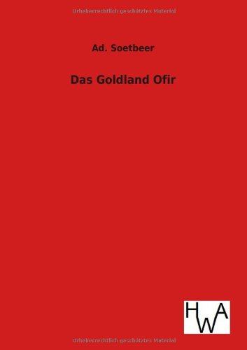 Stock image for Das Goldland Ofir for sale by Chiron Media