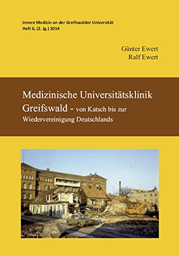 9783863867324: Ewert, G: Medizinische Universittsklinik Greifswald