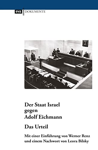 Beispielbild fr Der Staat Israel gegen Adolf Eichmann. Das Urteil zum Verkauf von Blackwell's